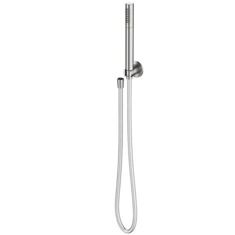 Cersanit Inverto - Set de pommeau de douche, support et flexible, nickel S951-401