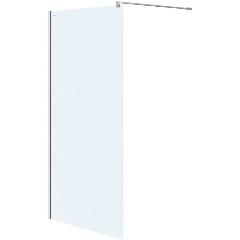Cersanit Mille - Paroi de douche Walk-In, 100x200 cm, chrome/verre clair S161-001