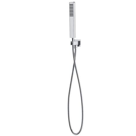 Cersanit Mille - Set de pommeau de douche, support et flexible, chrome S951-522