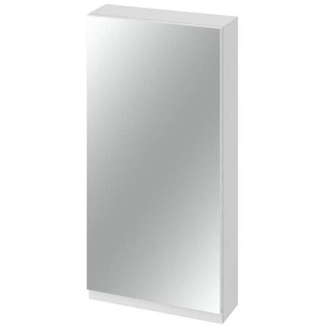 Cersanit Moduo - Armadietto a specchio, 80x40x14 cm, 1 anta, cerniere a sx/dx, bianco S590-030