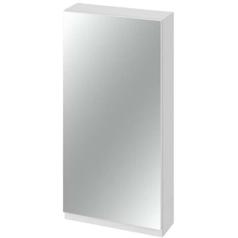 Cersanit Moduo - Armadietto a specchio, 80x40x14 cm, 1 anta, cerniere a sx/dx, bianco S590-032-DSM