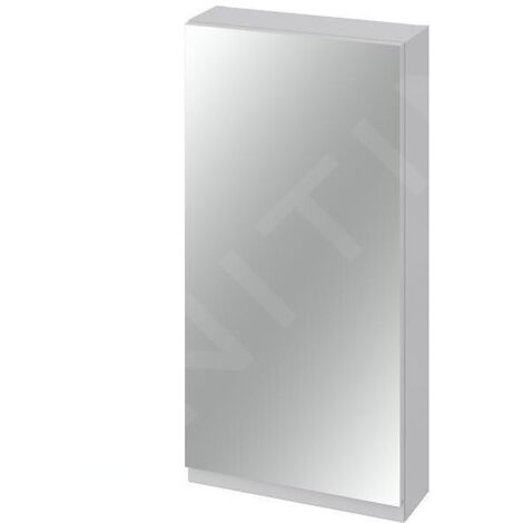 Cersanit Moduo - Armoire à miroir, 80x40x14 cm, 1 porte, charnières G/D, gris S590-031