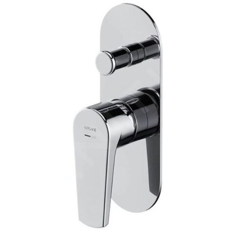 Cersanit Moduo - Mitigeur encastré avec 2 sorties et corps d’encastrement, chrome S951-338