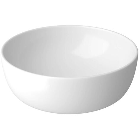 Cersanit Moduo - Vasque à poser, diamètre 40 cm, sans trop-plein, blanc K116-048