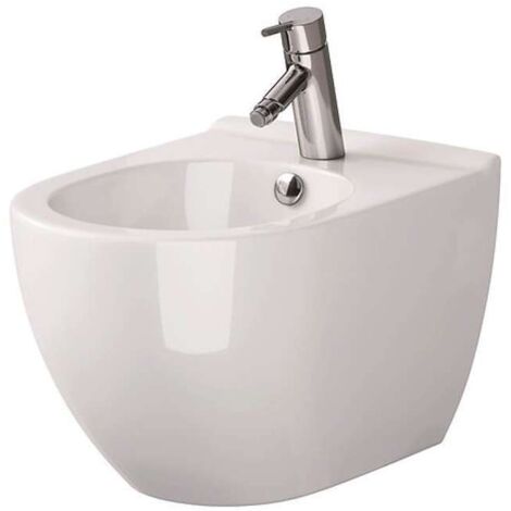 Cersanit Zen - Bidet sospeso, con foro per miscelatore, bianco K117-001
