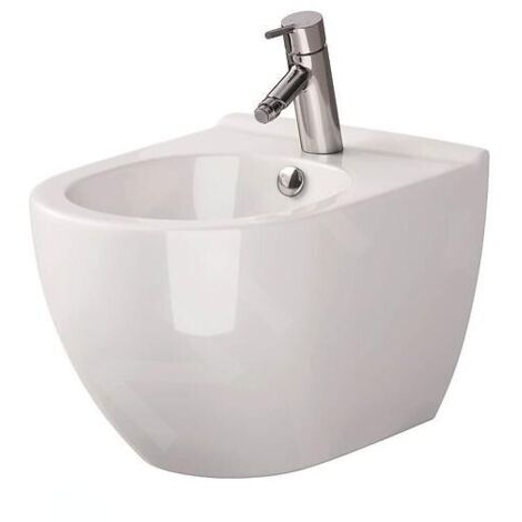 Cersanit Zen - Bidet suspendu, trou pour robinet, blanc K117-001