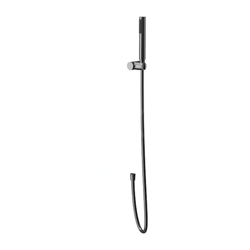 Zen - Set de pommeau de douche, support et flexible, gun metal S951-618 - Cersanit