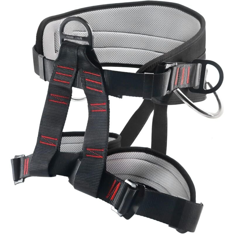 Certifié UIAA & CE Harnais d'escalade,Baudrier Escalade,Harnais d'escalade d'alpinisme,Demi-Harnais pour la Descente en Rappel de l'escalade d'arbre