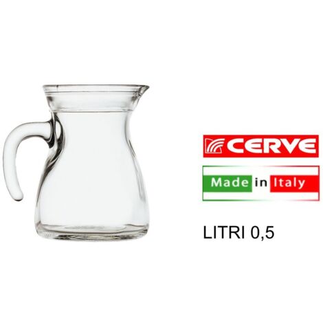 Cerve Roxy set 12 caraffe vetro 0.50 litri
