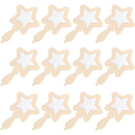 ces Lot De Petits Miroirs Bois Bruts Pour Loisirs Cr atifs