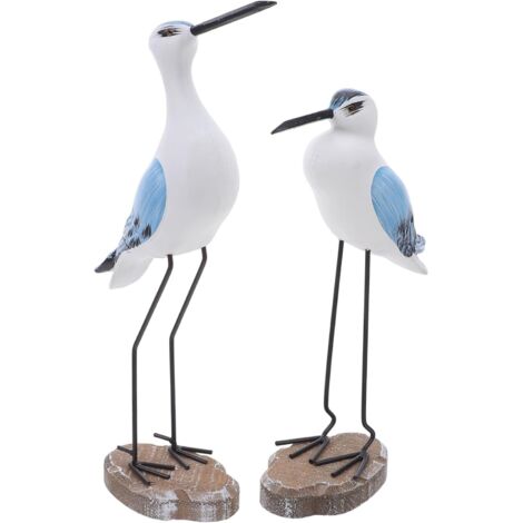 ces Mouette Bois Sculpture Oiseau D coration De Table