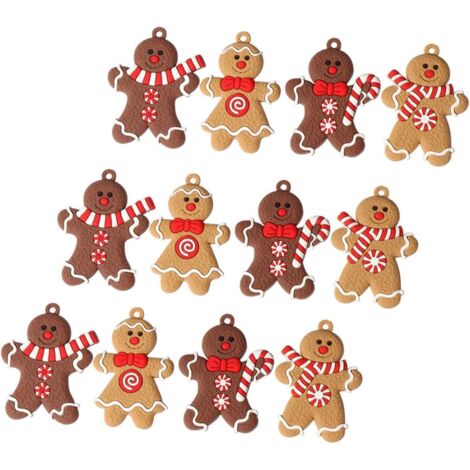 ces Ornement Suspendu Forme de Bonhomme Pain pice D coration