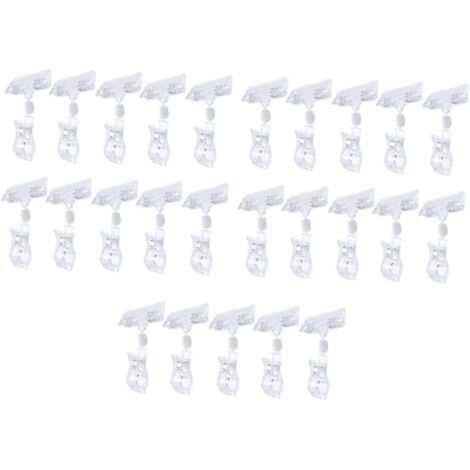 ces Pinces Transparentes Double T te Clips R glables Pour