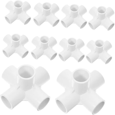 ces Raccords PVC Voies Pouce pour Tuyauterie Connecteurs