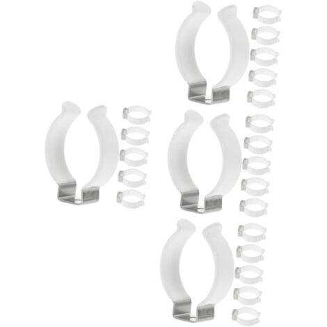 ces Supports u Inoxydable Pour Fixation De Tubes Led Clips