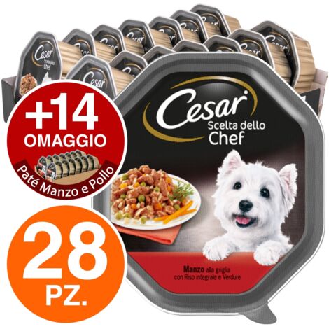 Cesar Cane Scelta dello Chef 150gr Manzo Verdure e Riso integrale