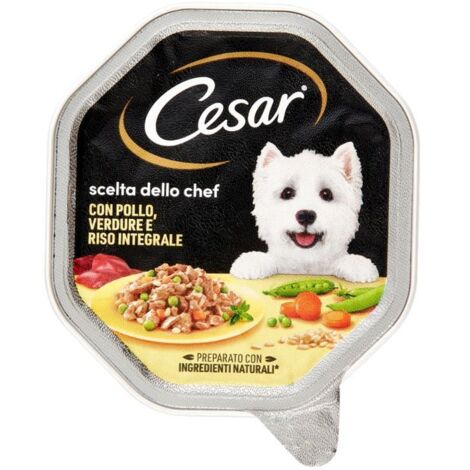 Cesar Cane Scelta dello Chef 150gr Pollo Verdure e Riso integrale