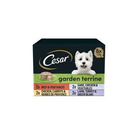 CESAR Garden Terrine Mixed Selection in Loaf 8x150g - 730507