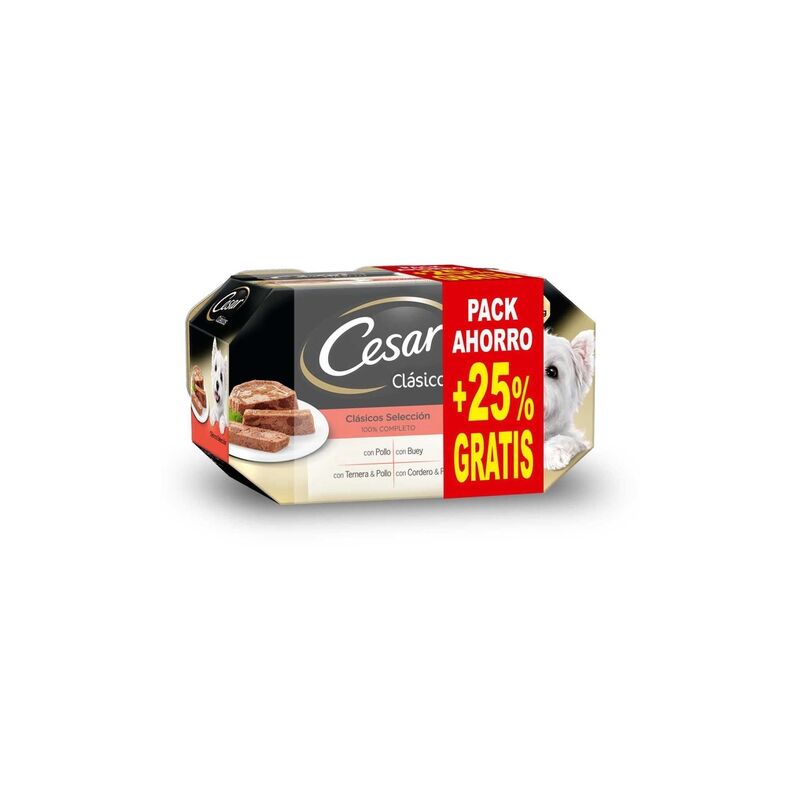 

Húmedo Tarrina Clásicos 8+2 - Cesar