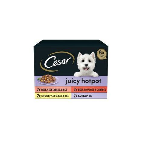 CESAR Juicy Hotpot Mixed Selection 8x150g - 730553