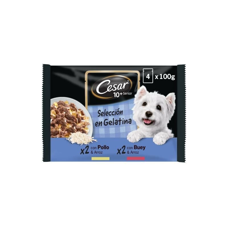 

Multipack Pouch Senior 4x100gr - Cesar