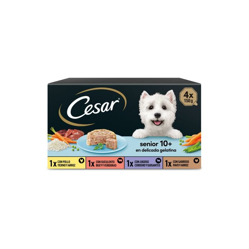

Multipack Senior 4*150Gr - Cesar
