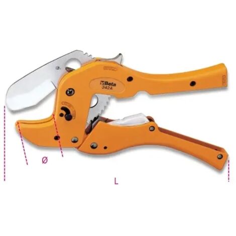 Cesoia a cricchetto plastica beta 342a