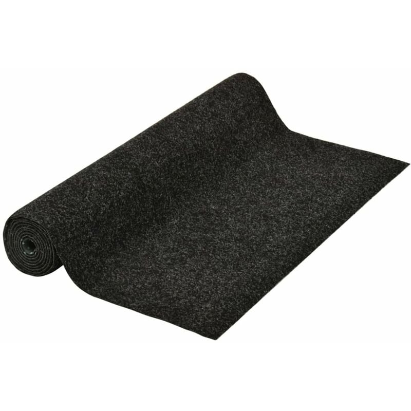 

Cesped artificial con tacos gris antracita 3x1 m