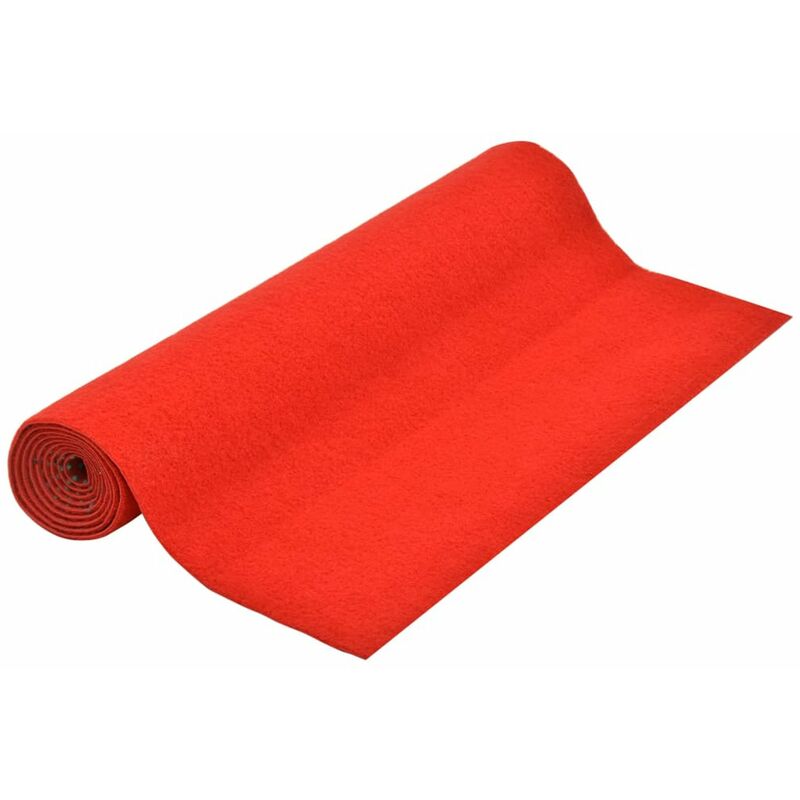 

Cesped artificial con tacos rojo 3x1 m