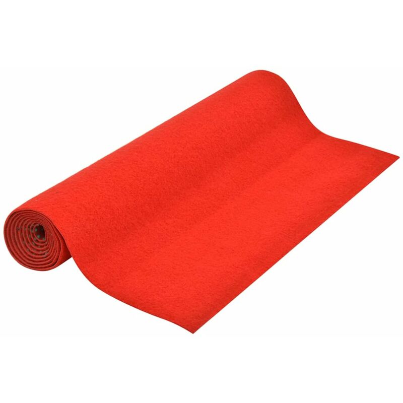 

Cesped artificial con tacos rojo 5x1 m