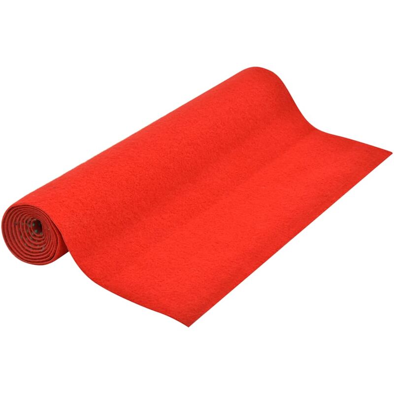 

Césped artificial con tacos rojo 5x1 m