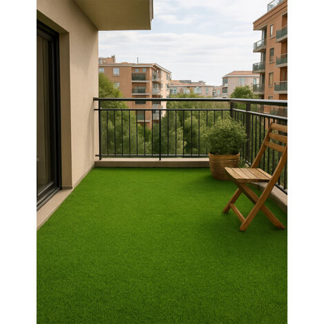 Césped Artificial Terraza Plus 22mm - Rollo | Ideal para terraza y jardín.  Fácil Instalación