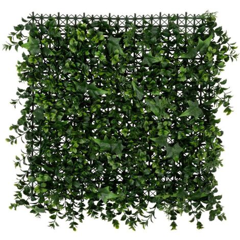 Césped cuadrado Izy verde 50x50cm - Atmosphera créateur d'intérieur