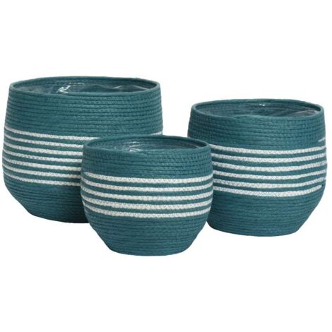 Cesta 30X28 H Cm Colore Blu - Grande