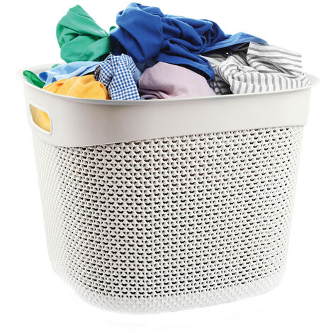 Cesto ropa sucia recycled hamper infinity 59 l gris
