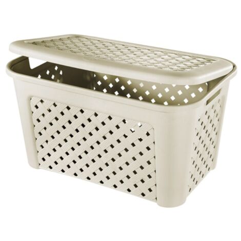 Cesta Arianna con tapa modelo Angora
