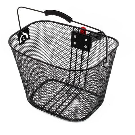 Soporte de manillar cesta de bicicleta soporte negro para cesta de bicicleta
