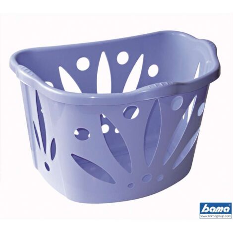 Cesta bucato bean porta biancheria 60x41x39 cm bama - bama spa