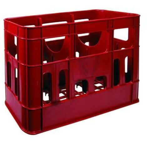 EUROSTORE07 CESTA / CASSA CASSETTA 3 POSTI IN PLASTICA PER DAME IN VETRO DA 5 LT FER 221184