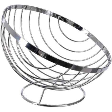 Cesta de acero cromado oblik 26,5 cm - 5five
