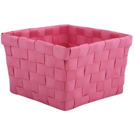 Cesta de almacenaje 14x14x9cm Fucsia MSV