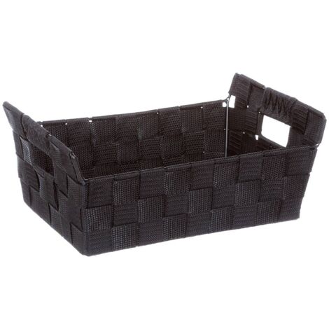 Cesta de almacenaje bisauté lise negra  - 5five