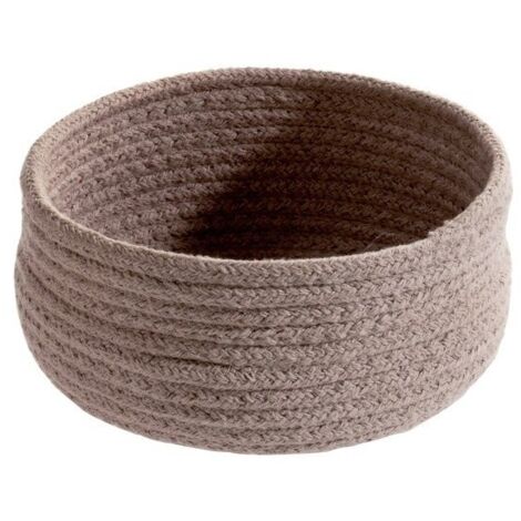 Cesta de almacenaje de algodón TOBAGO Beige 17x9cm Spirella