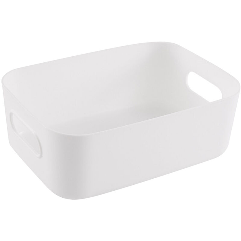 

Cesta de almacenamiento de plastico para escritorio, portatil, de plastico, para cocina, nevera, bano, caja de almacenamiento de escritorio, caja de