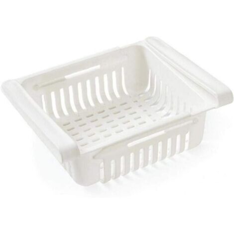 Cesta de almacenamiento multifuncional para refrigerador de cocina, estante para refrigerador y congelador, organizador para puerta de sofá y cajón, de plástico, ahorra espacio.
