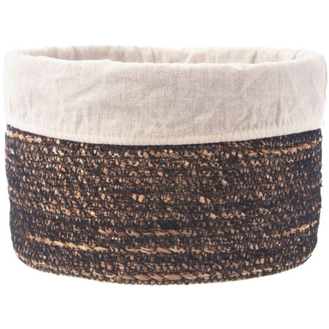 Cesta de almacenamiento natural de 24x15 cm