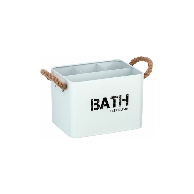 

Cesta De Baño Con Compartimentos Blanco 19 X 12.5 X 13 Cm - Wenko