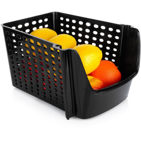 Cesta de cocina apilable para frutas y verduras