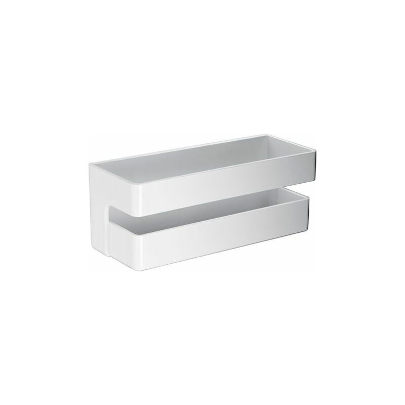 

Cesta de ducha blanca mate de PVC - IMEX