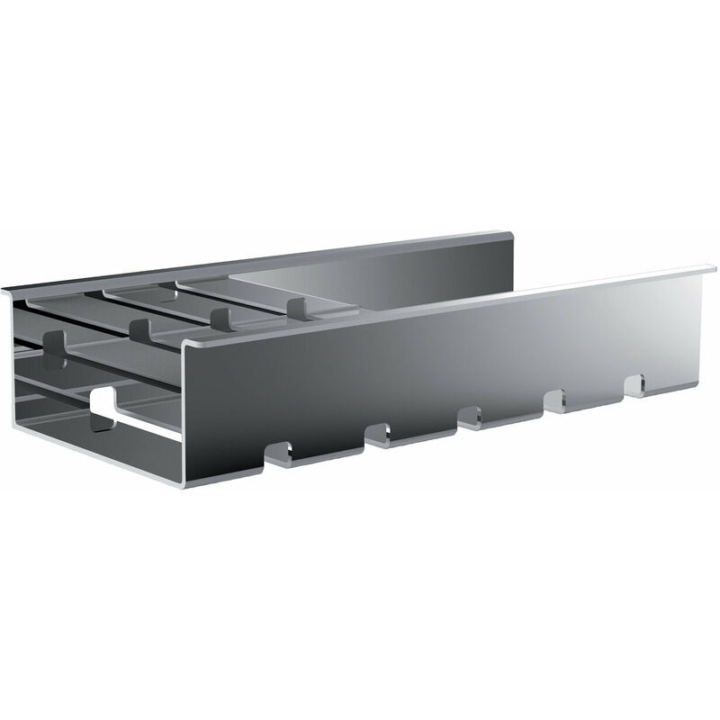 

Cesta de enlace rectangular para barandilla, plana, cromada - 184500100 - Emco